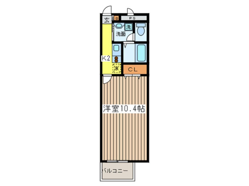 間取図 アンプルールフェールKOKI