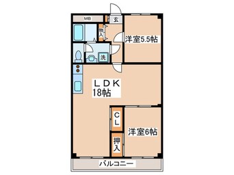 間取図 リバーサイドソシア