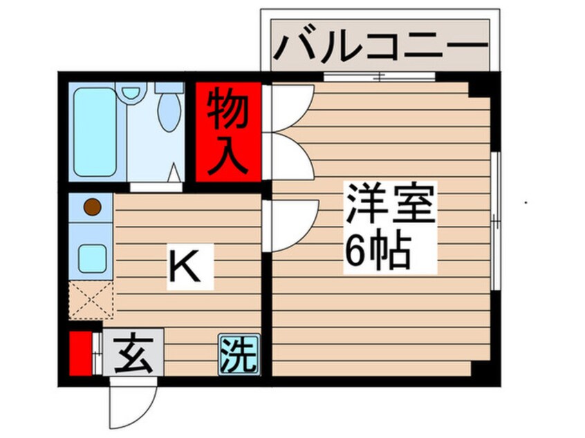 間取図 ヒルズ伊勢宿