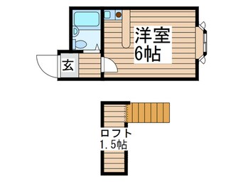 間取図 ベルピア馬橋2-1