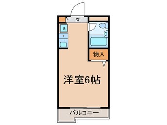 間取図 スカイコート日吉Ⅲ（４１１）