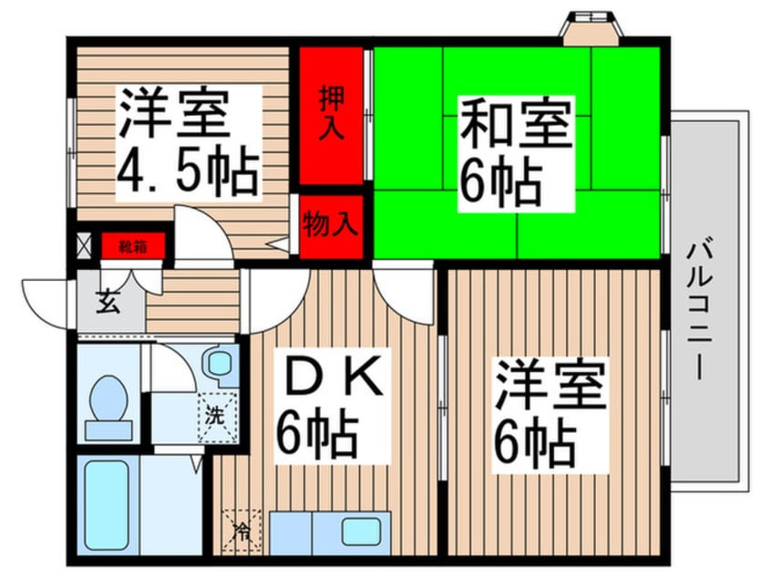 間取図 サンセリオ