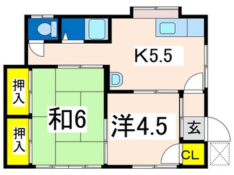 間取図 第１百栄荘