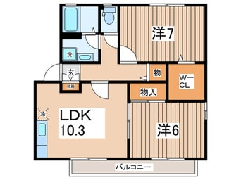 間取図 ルミエールB