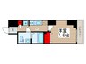 Ｔ－ＴＥＲＲＡＣＥ西大島 1Kの間取り