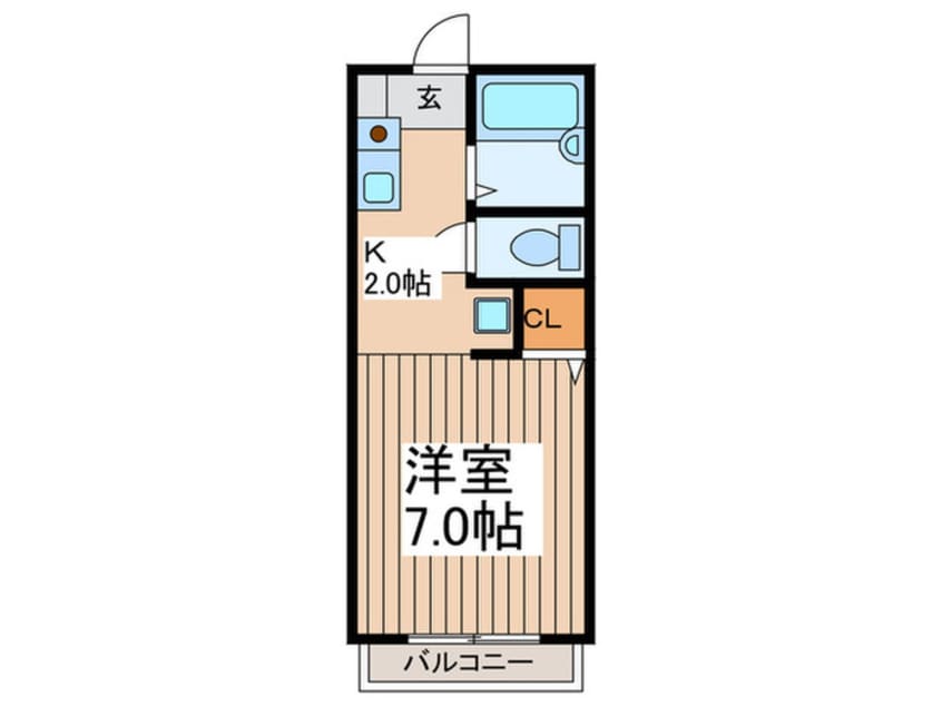 間取図 ヴィラ玉川学園