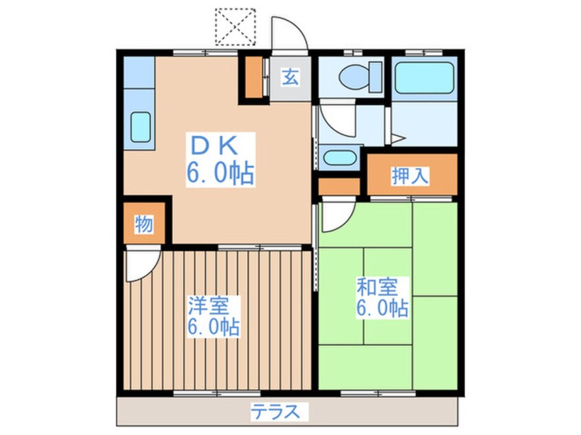 間取図 タクラヴィラ