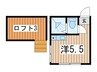 G・Aヒルズ吉野町 1Rの間取り