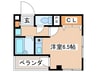ロイヤルヒルズ忠生 1Rの間取り