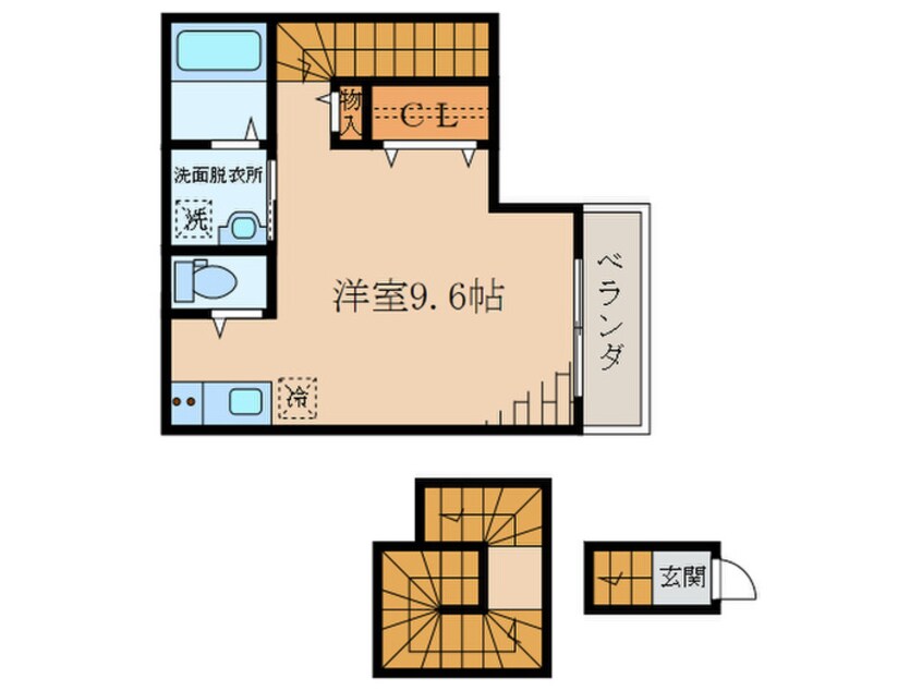 間取図 Ｋｓ　ｆｌａｔ