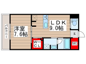 間取図 ｱｰﾄﾚｼﾞﾃﾞﾝｽｲﾝおおたかの森