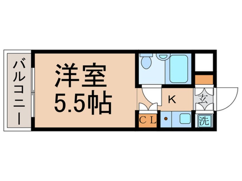 間取図 ルーブル新宿西落合　３０６号室