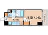 パークアクシス池袋 1Kの間取り
