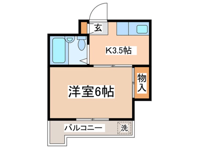 間取図 サンパレス堀之内