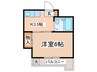 サンパレス堀之内 1Kの間取り