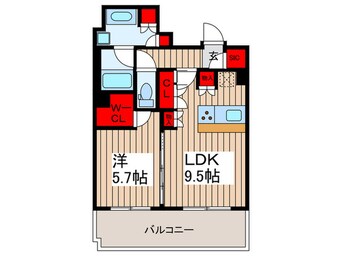 間取図 GENOVIA押上Ⅱ(504)