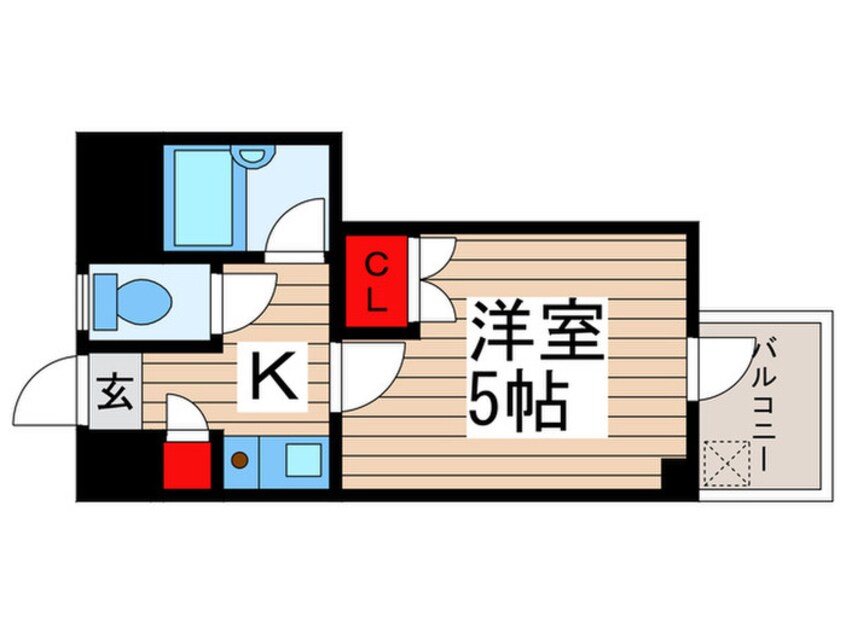 間取図 グリ－ンタ－フ南行徳