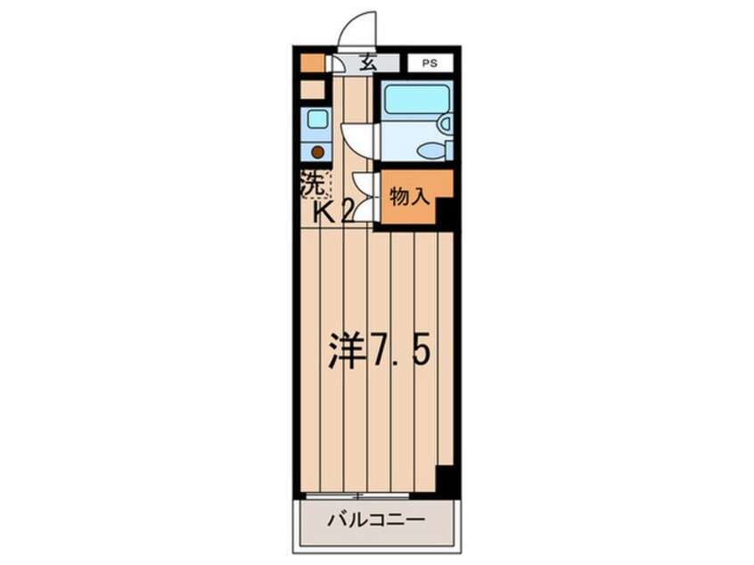 間取図 ベルヴュ日吉