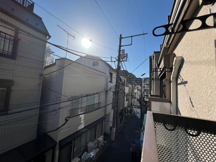 室内からの展望 桜コ－ポ