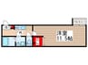 ＩｏＴレジデンス南流山 1Kの間取り