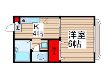 間取図 プチカーサみぼろ