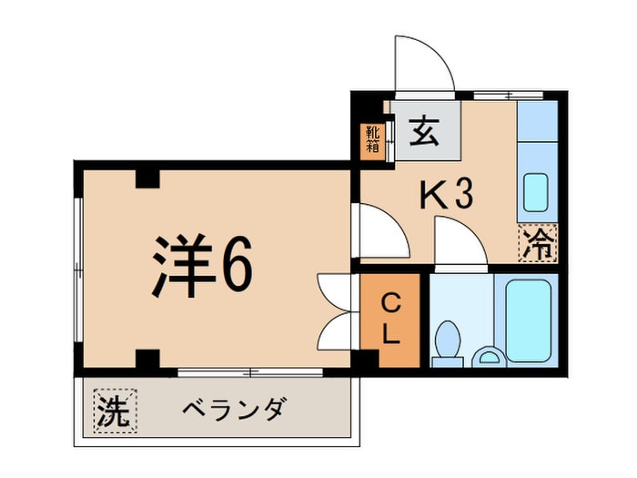 間取り図 コ－ポ羽賀
