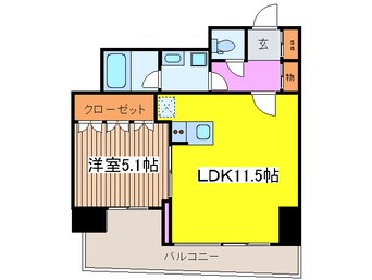 間取図 日本橋ファ－ストレジデンス