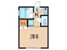 シャイン９４ 1Kの間取り