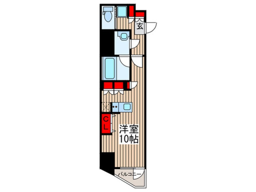 間取図 コンフォリア門前仲町サウス