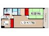 メゾン・ド・クレイン 1LDK+Sの間取り