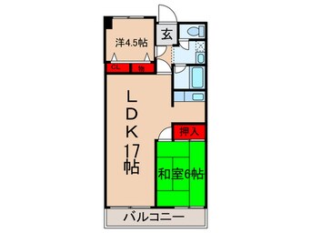 間取図 メゾン・ド・クレイン