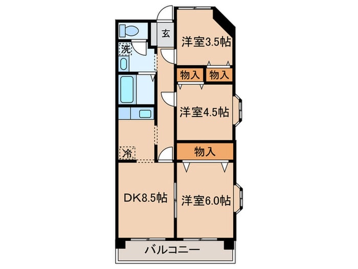 間取り図 メゾン・ド・クレイン