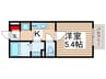 ドムス梅郷 1Kの間取り