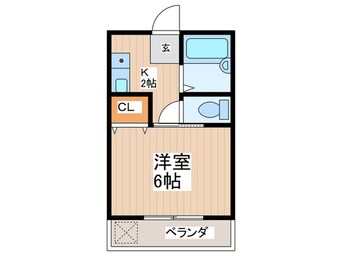 間取図 第5美咲グリ－ンハイツ