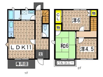 間取図 Soleil　YAMATEDAI　C