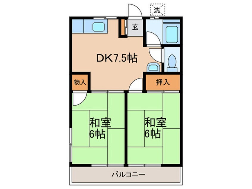 間取図 シティハイムリバーサイド