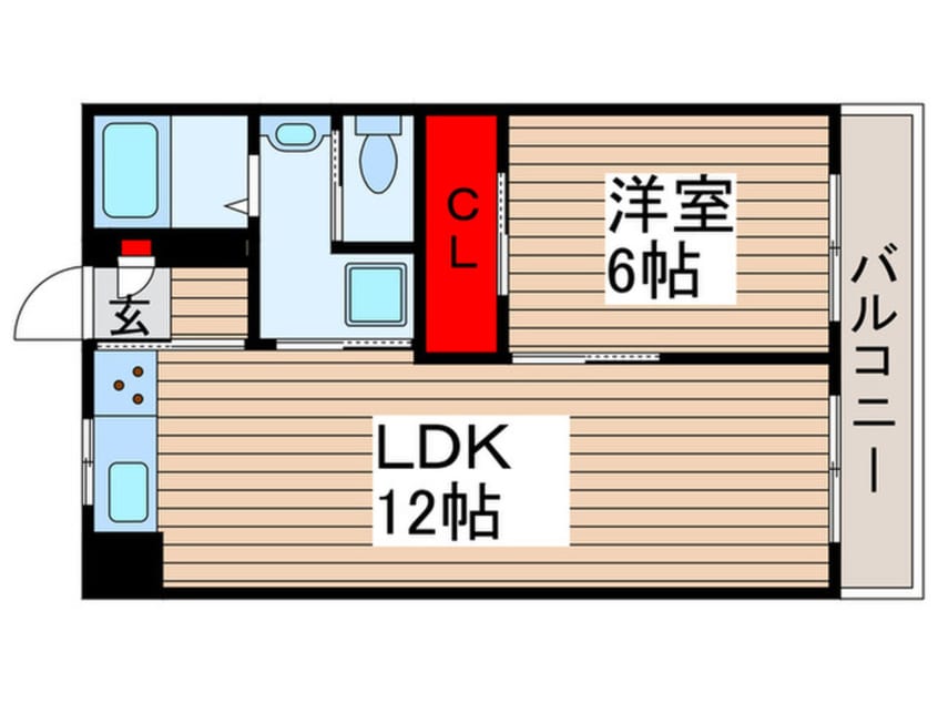 間取図 グリーンビル東中山第1