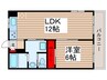 グリーンビル東中山第1 1LDKの間取り
