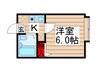 サンハイム鎌ヶ谷Ａ 1Kの間取り