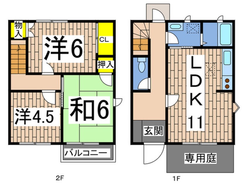 間取図 Soleil YAMATEDAI D