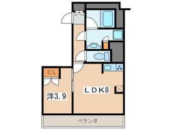 間取図 ﾚｰﾍﾞﾝ本厚木THE MASTERS TOWER