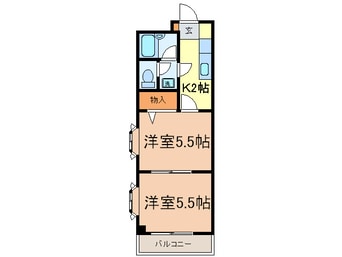間取図 王子北ウイング