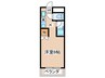 あずまコ－ポ 1Kの間取り