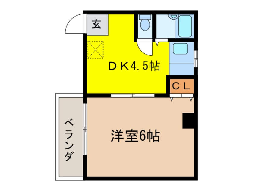 間取図 あずまコ－ポ