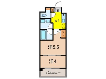 間取図 ラポール上板橋（407）