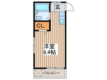間取図 第五ライジングサン