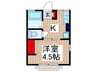 シティハイムドクトル 1Kの間取り