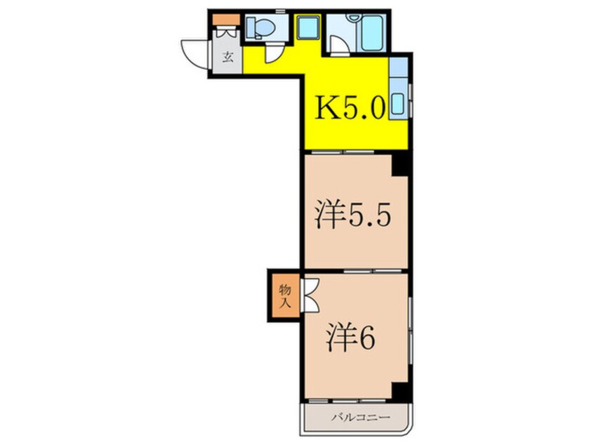 間取図 エクセルハイム