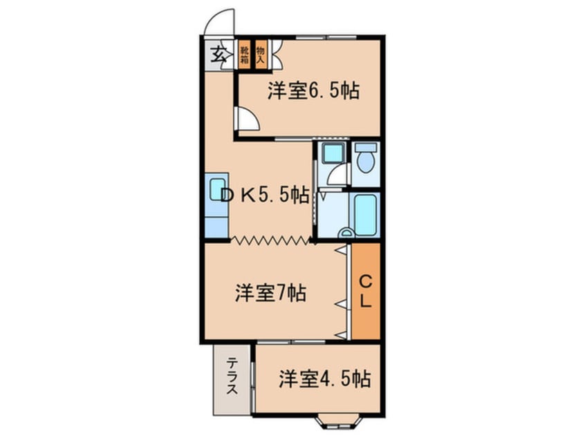 間取図 スバルハイツ
