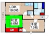 富士見町ハイツ 2LDKの間取り